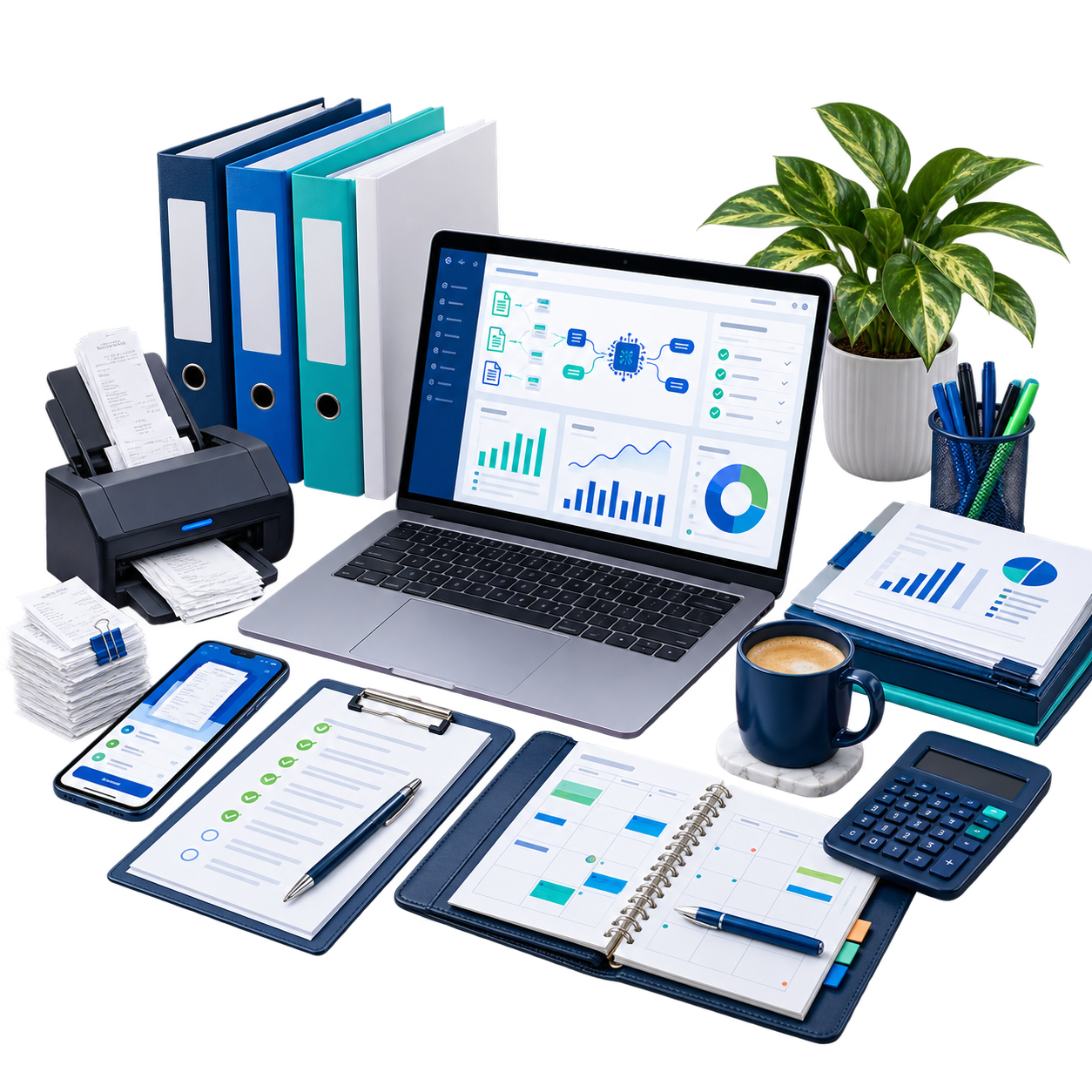 Odoo accounting operation with bulk data feeds, controlled workflow, reconciliations and reporting