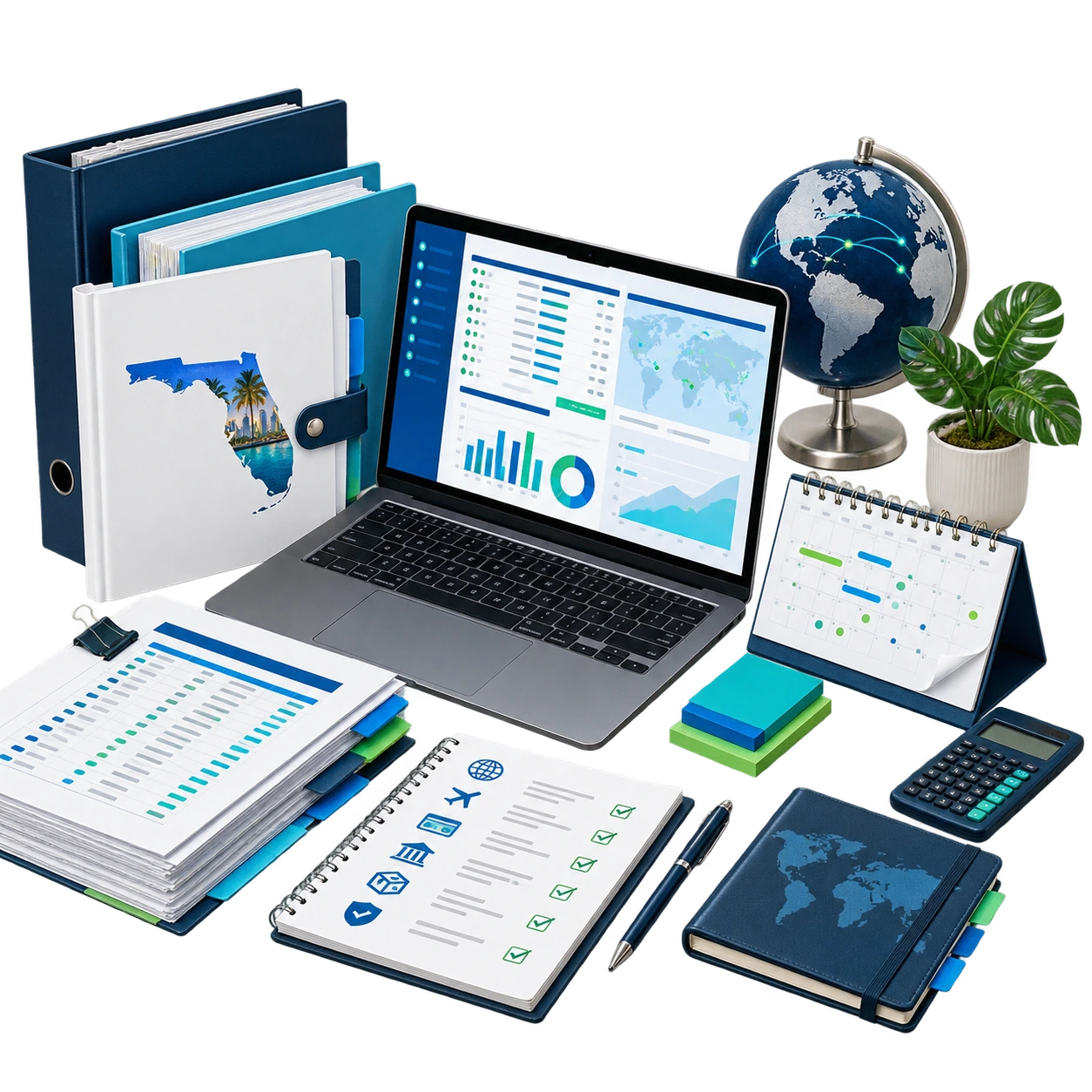 Accounting workflow for a Florida LLC owned by a non-resident with cross-border records and compliance calendar